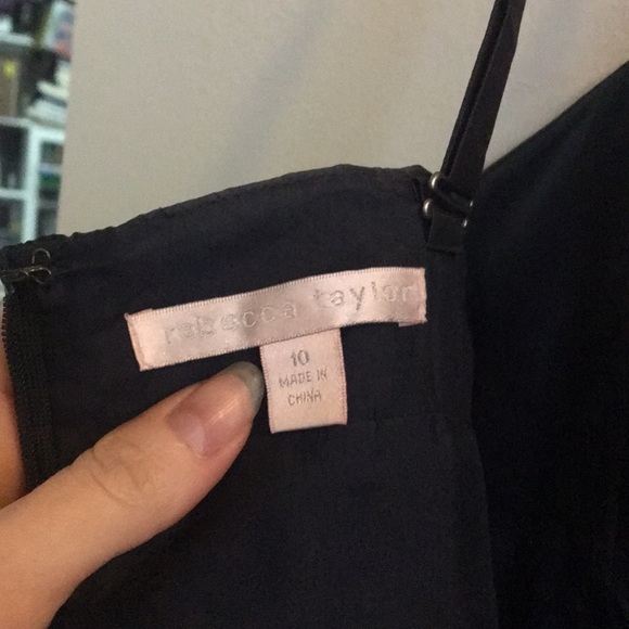 ✨HOST PICK✨ Rebecca Taylor navy floral dress - Picture 5 of 7